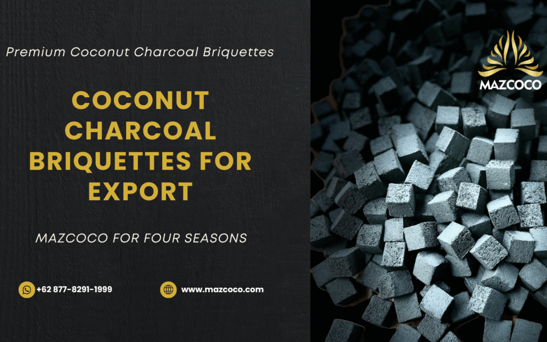 Coconut Charcoal Briquettes for Export
